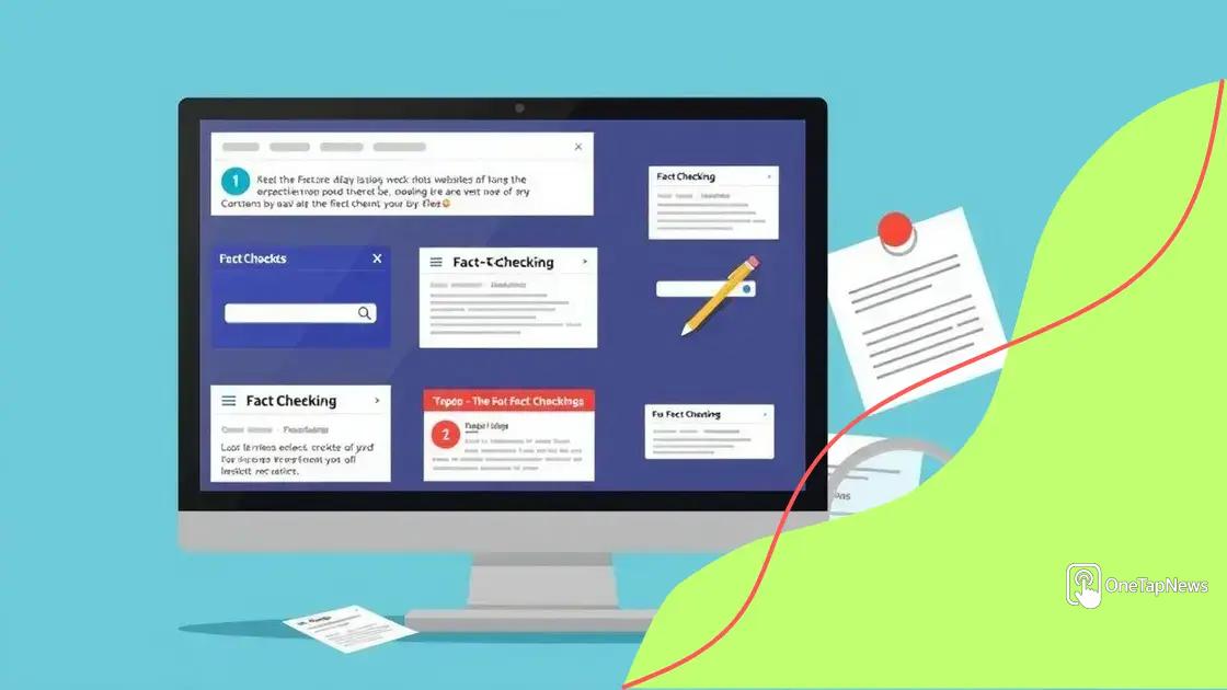 Tools and techniques for effective fact-checking