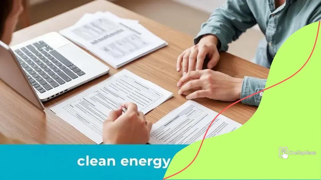 How to apply for clean energy incentives