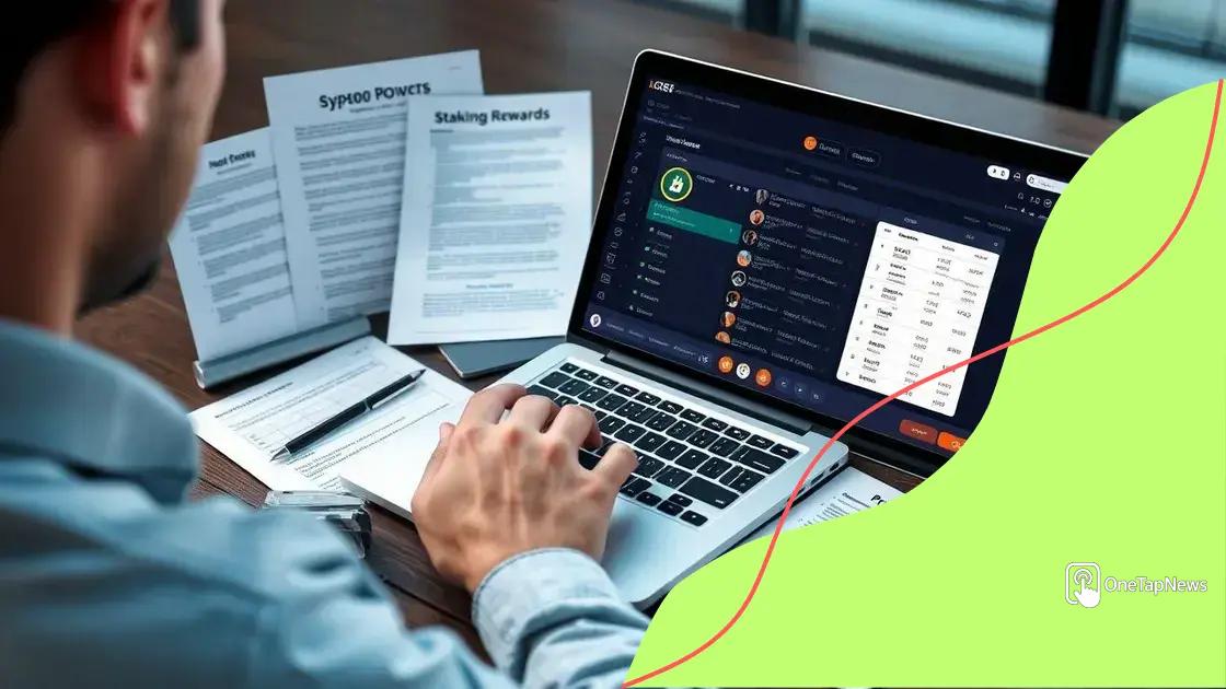 Tracking your staking rewards for taxes