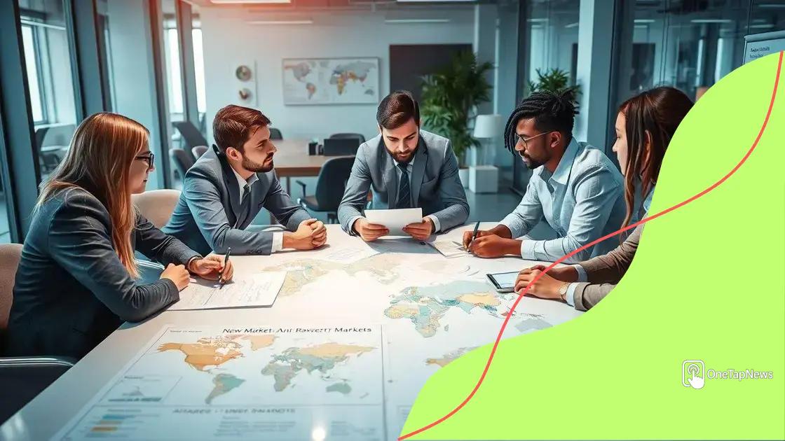 seizing opportunities in new markets