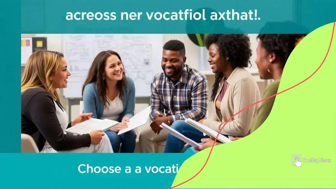 How to choose the right vocational pathway